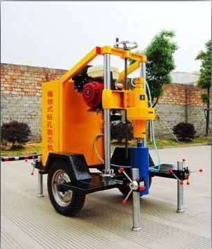 點擊查看詳細信息<br>標題：HZ-20型拖掛式13馬力本田電啟動混凝土鉆孔取芯機 閱讀次數：2484